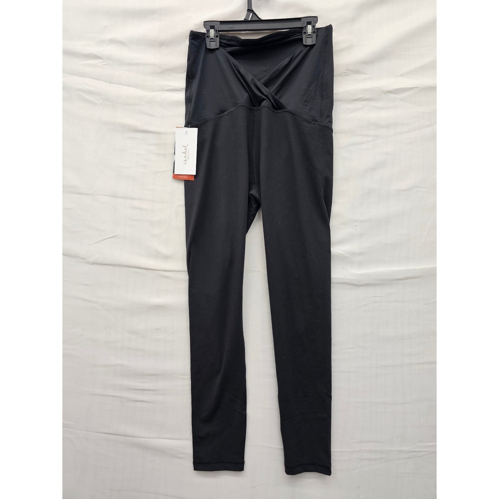 Isabel by Ingrid & Isabel Womens Maternity Active Leggings Black Blend Size M